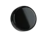 9 ML Glossy Black Child Resistant Smooth Push Down &amp; Turn Plastic Lids W/ PTFE Liner