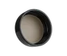 9 ML Glossy Black Child Resistant Smooth Push Down &amp; Turn Plastic Lids W/ PTFE Liner