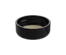 9 ML Glossy Black Child Resistant Smooth Push Down &amp; Turn Plastic Lids W/ PTFE Liner
