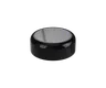 5 ML Glossy Black Child Resistant Smooth Push Down &amp; Turn Plastic Lids W/ PTFE Liner
