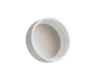 5 ML Matte White Child Resistant Smooth Push Down &amp; Turn Plastic Lids W/ PTFE Liner