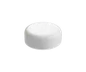 5 ML Matte White Child Resistant Smooth Push Down &amp; Turn Plastic Lids W/ PTFE Liner