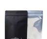1/2 Ounce Matte Black/Clear NY print Smell Proof Mylar Bags