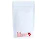 1/2 Ounce Glossy White/Clear DC Code Smell Proof Mylar Bags