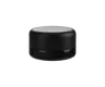 5 ML Matte Black Child Resistant Smooth Push Down &amp; Turn Plastic Lids W/ PTFE Liner