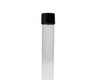 Clear 119mm glass tube with black CR lid