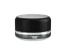 9 ML Matte Black Child Resistant Smooth Push Down &amp; Turn Plastic Lids W/ PTFE Liner