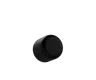 116mm Glass Pre-Roll tube with Round Black Child Resistant Lid - Solid Black