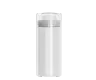 Large 90ML Tube Jar for 1/8th Ounce Clear Lid- Double Fin Seal