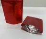 1/8th Ounce Matte Red Smell Proof Mylar Bags