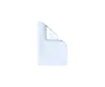 1 Gram Child Resistant EZ-Open Matte White/Clear Smell Proof Mylar Bag