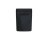 1/8th Oz Child Resistant EZ-Open Matte Black/Clear Smell Proof Mylar Bags