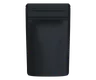 1/2 Oz Child Resistant EZ-Open Matte Black Smell Proof Mylar Bags
