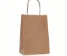 Shopping Bags - Kraft Paper - 8" x 5.25" with 3.5" bottom and Handle