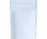 1 Oz Child Resistant EZ-Open Matte White/Clear Smell Proof Mylar Bags
