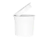 90 Dram Child Resistant Pop Top - White