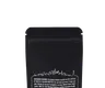 1 Gram Matte Black/Clear NY print Smell Proof Mylar Bags
