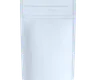 1 Oz Child Resistant EZ-Open Matte White Smell Proof Mylar Bags