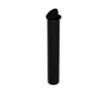 (80mm) Child Resistant Pop Top Pre-Roll Tubes - Black 13.90mm Wide bottom 