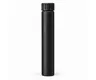 115mm x 16mm opening - Plastic CR Plastic Pre-Roll tube Certified 25% PCR - Solid Matte Black