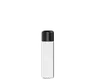 81mm Clear Glass Tube with Round CR Black Lids