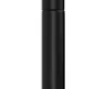 118mm Glass Pre-Roll Tube with Round Black Child Resistant Lid - Solid Black - UPS SHIPPING