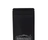 1/4th Oz Solid Matte Black NY Print Smell Proof Mylar Bag