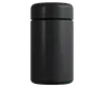 5 Oz Solid Black Glass Child Resistant C-Class Jar with Plastic Matte Black Lid