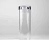 Large 140ML Tube Jar for 1/4 Ounce - Clear Double-Fin Gasket Lid