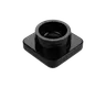 5 ML Square Solid Black Glass Child Resistant Concentrate Jar