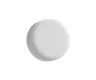 5 ML Matte White Child Resistant Smooth Push Down &amp; Turn Plastic Lids W/ PTFE Liner