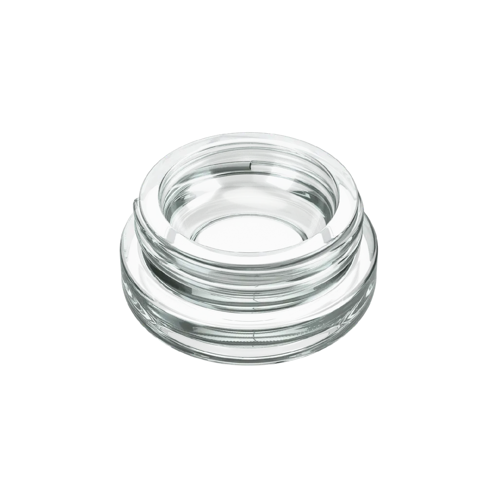 9 ML Child Resistant Clear Glass Concentrate Jar
