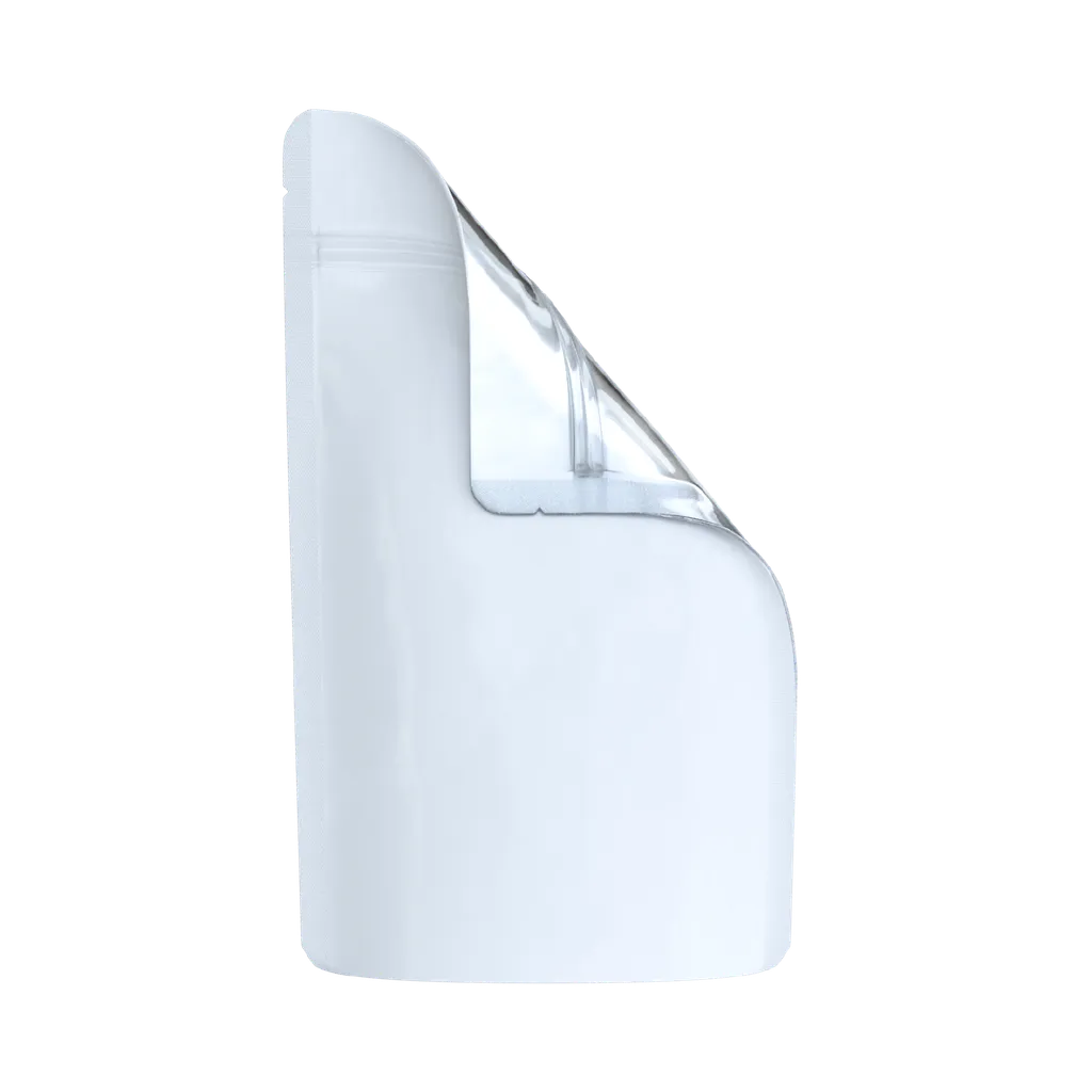 1/2 Ounce Glossy White "Best Practice" Smell Proof Mylar Bags