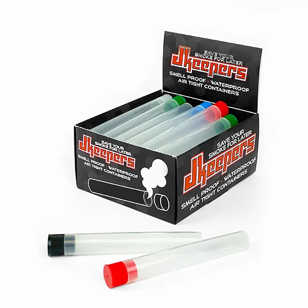 Cannaline Long (109mm) Pre-Roll Tubes W/ Point of Sale Display - Multi Color