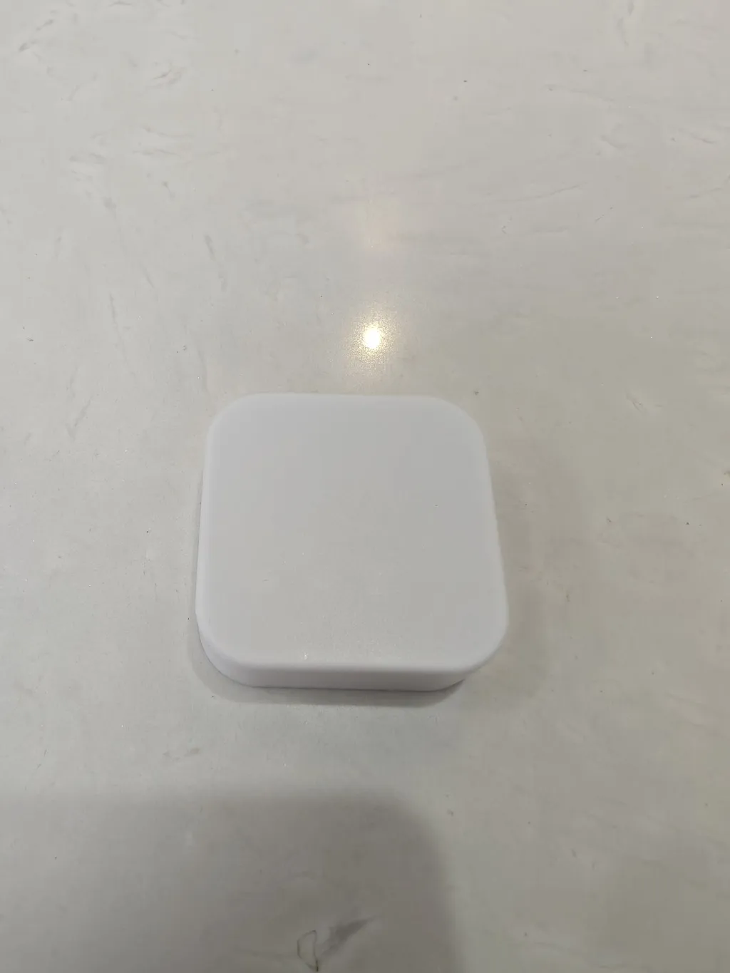 9 ML Square White Child Resistant Smooth Push Down & Turn Plastic Lids W/ PTFE Liner (lid for CC9WhiteSqBase)