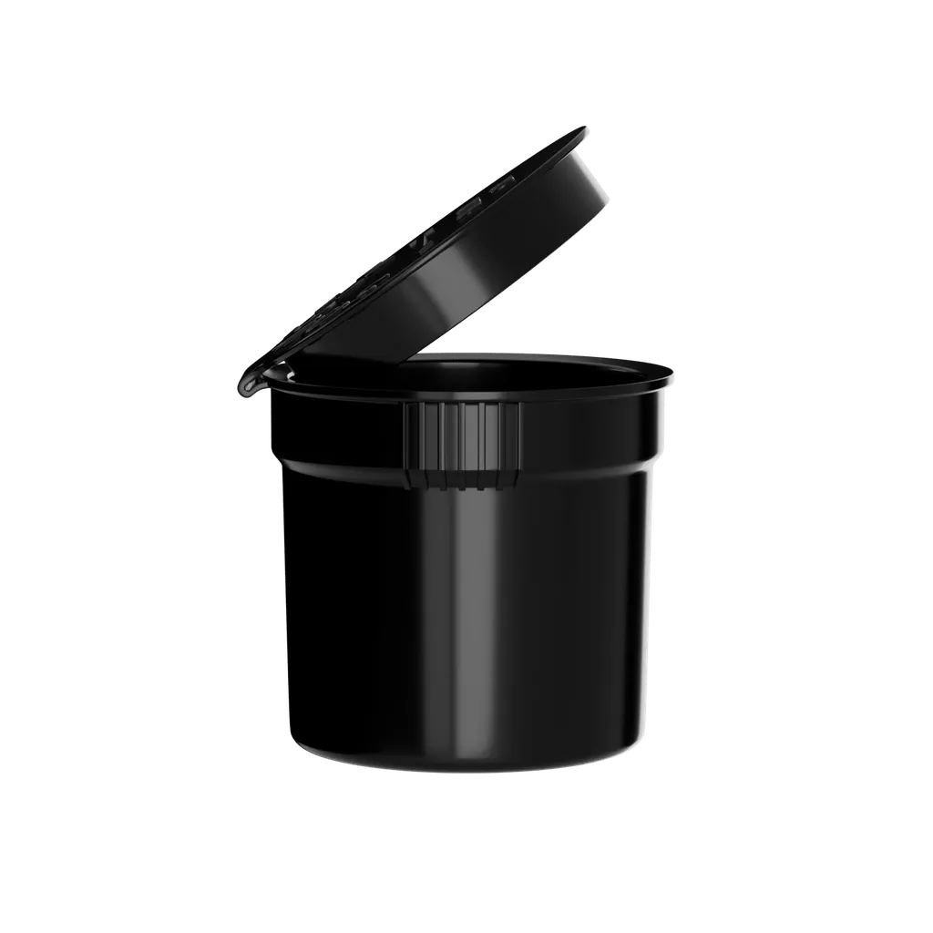 90 Dram Child Resistant Pop Top - Black