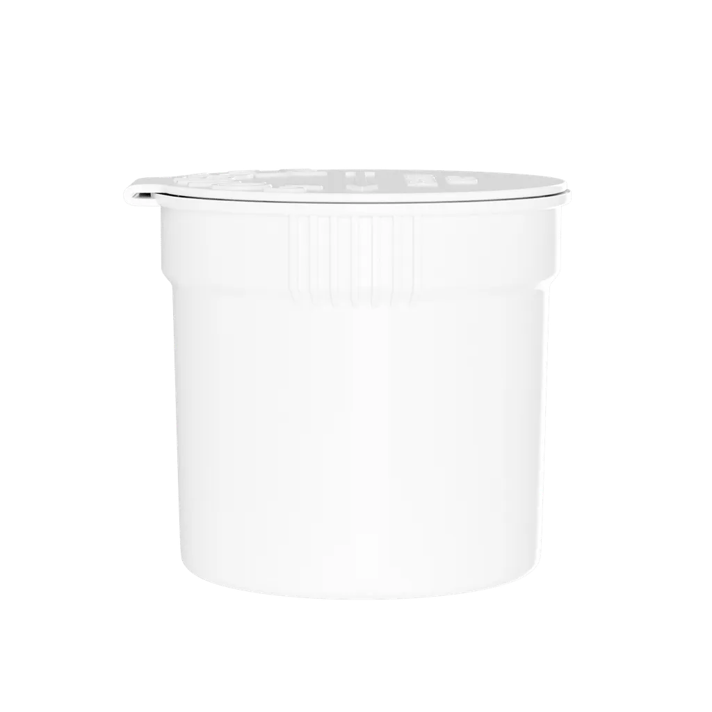 90 Dram Child Resistant Pop Top - White
