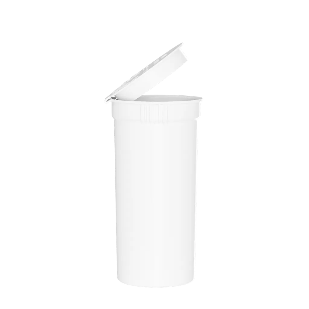 13 Dram Child Resistant Pop Top - White
