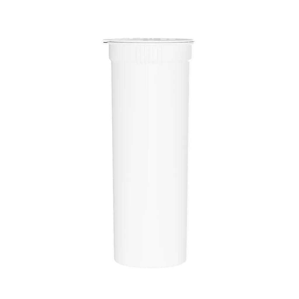 60 Dram Child Resistant Pop Top - White
