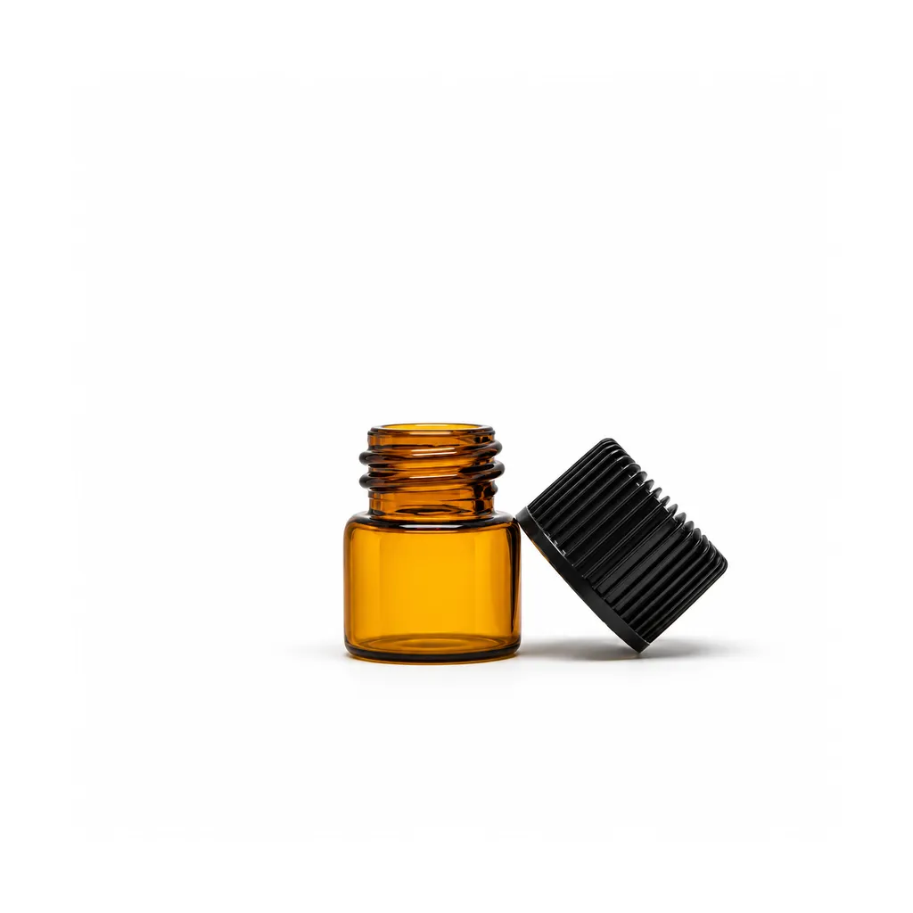 1ML Vial with Orifice Reducer and Cap - Clear