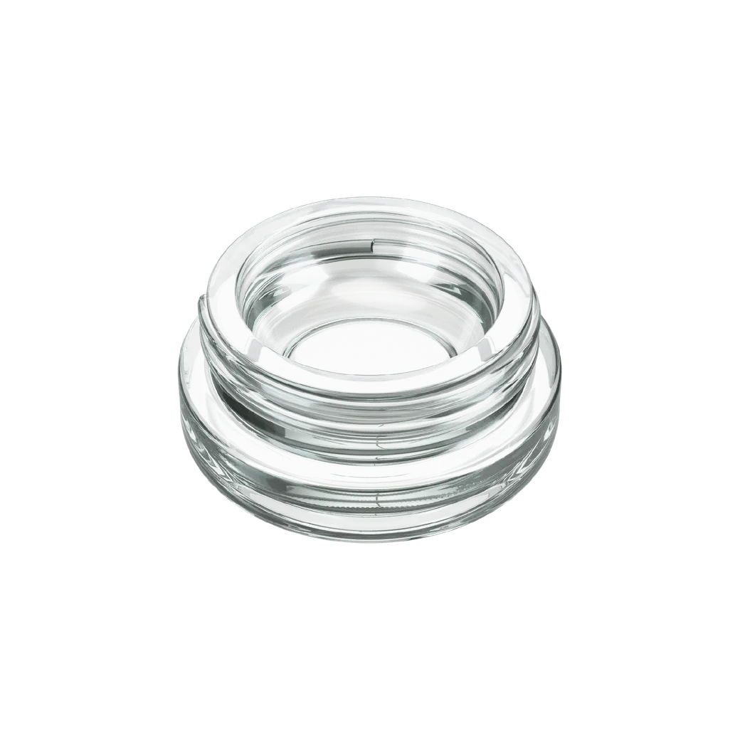 9 ML Child Resistant Clear Glass Concentrate Jar