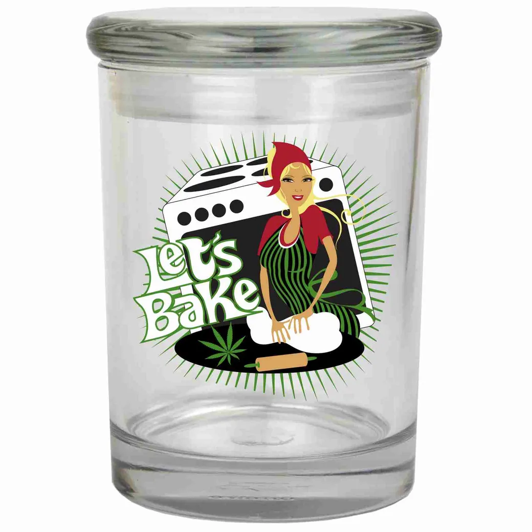 “Let’s Bake” Stash Jar for 1+ oz