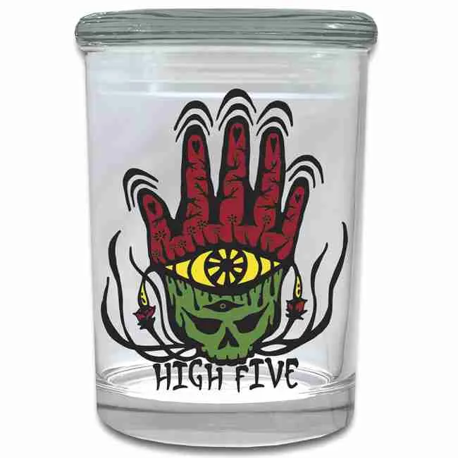 “High 5” Stash Jar for 1+ oz