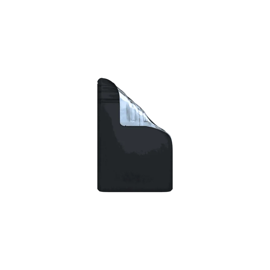1 Gram Matte Black/Clear Smell Proof Mylar Bags