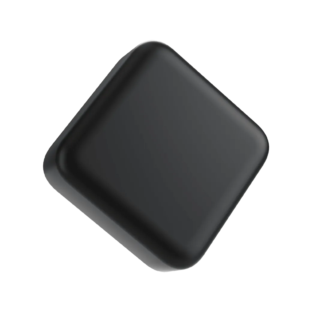 9 ML Square Matte Black Child Resistant Smooth Push Down &amp; Turn Plastic Lids W/ PTFE Liner