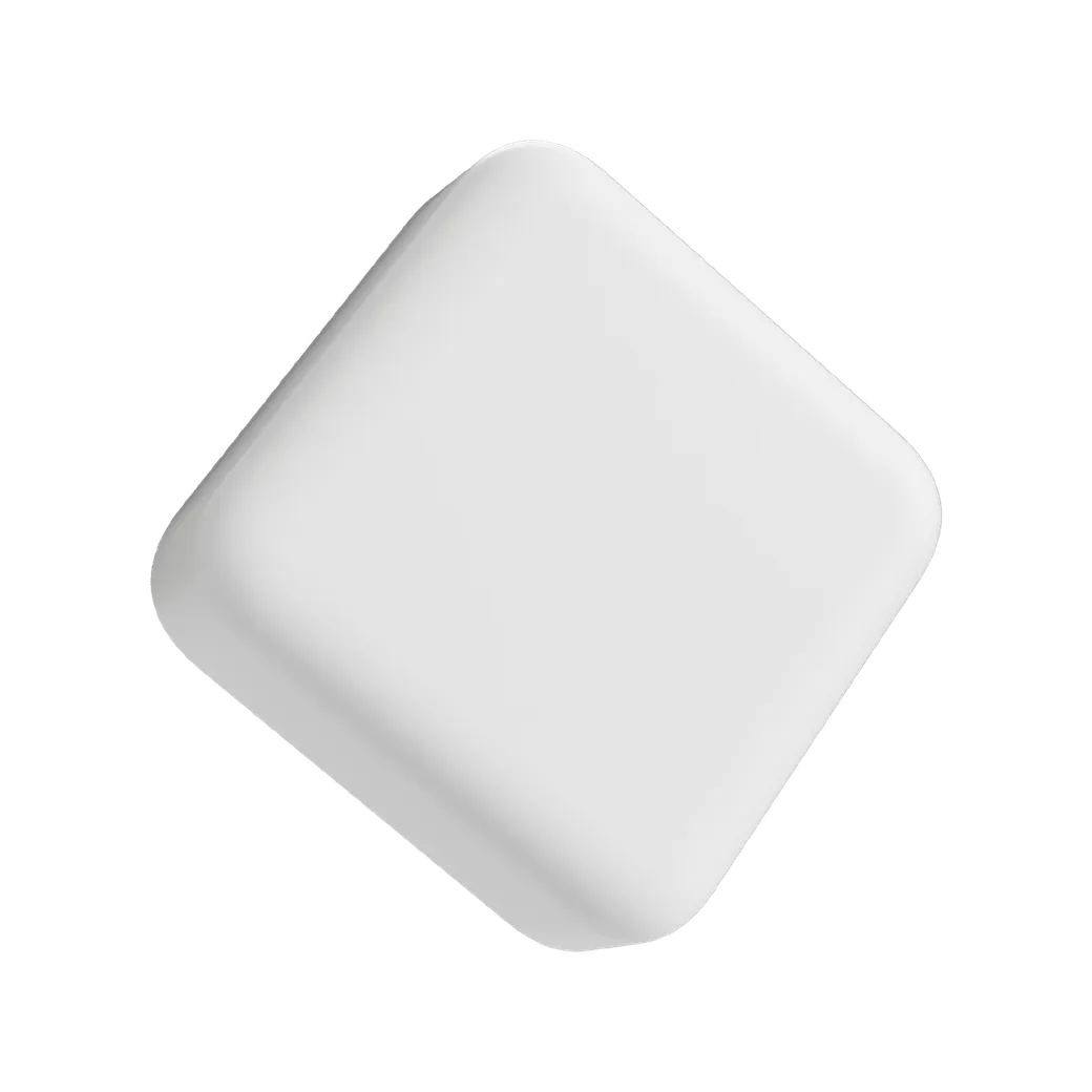 9 ML Square Matte White Child Resistant Smooth Push Down &amp; Turn Plastic Lids W/ PTFE Liner