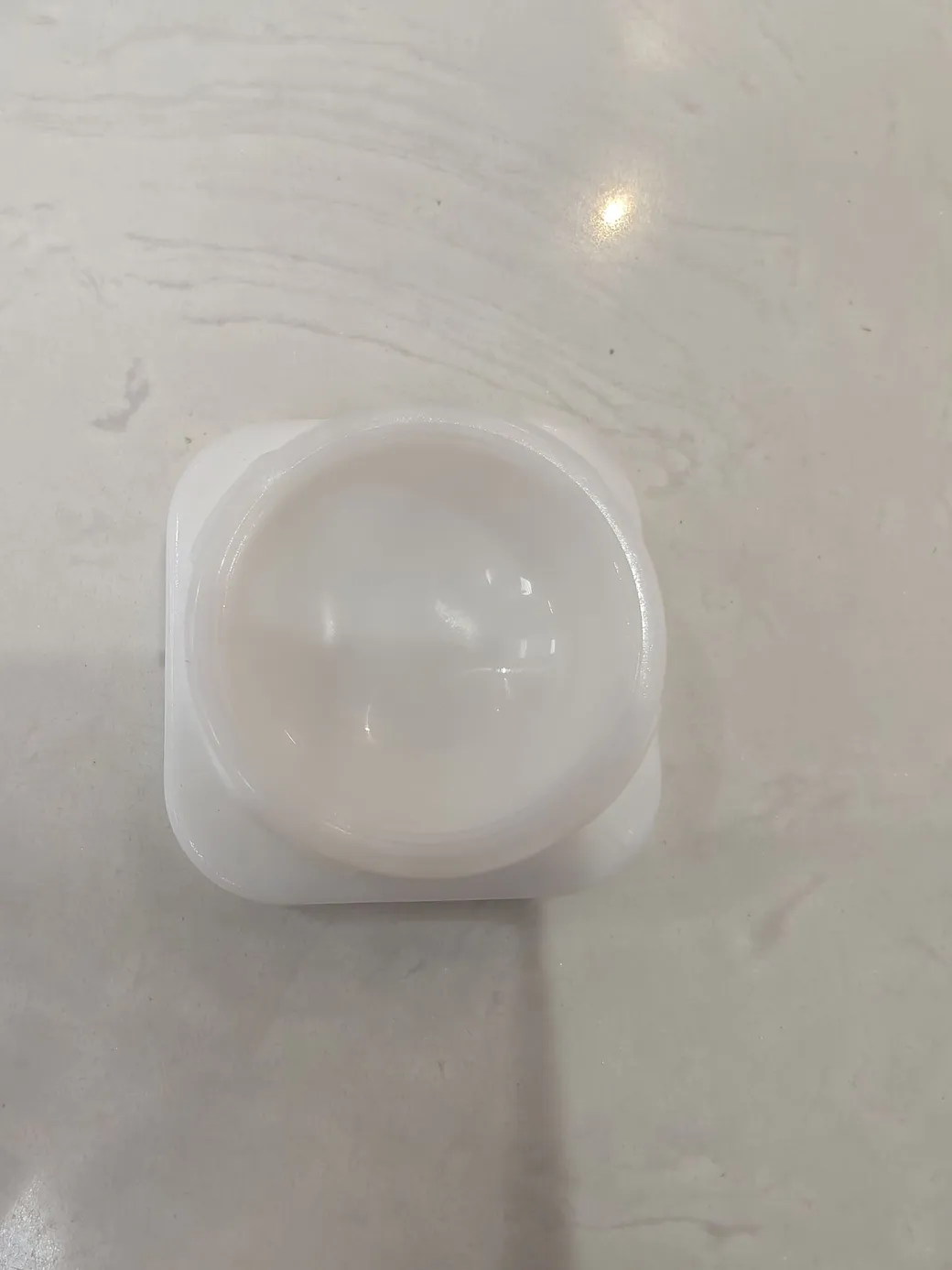 9 ML Square Child Resistant White Glass Concentrate Jar