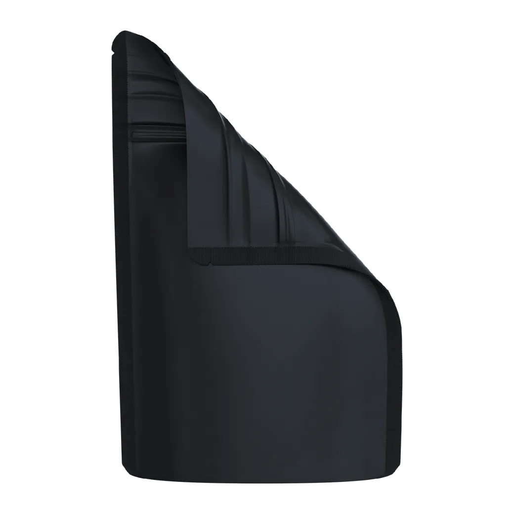1 Oz Child Resistant EZ-Open Matte Black Smell Proof Mylar Bags