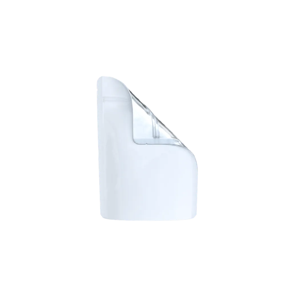 1 Gram Glossy White/Clear Smell Proof Mylar Bags