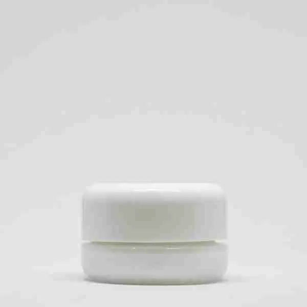 4ML Child Resistant Solid White Concentrate Container with Gloss White Lid
